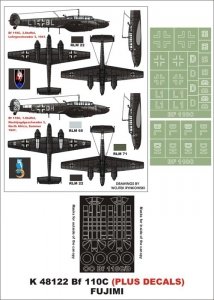 Montex K48122 Bf 110C 1/48