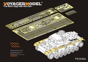 Voyager Model PE35364 WWII German Pz.KPfw.III E-H Version/StuG.III A-E Version Fenders For DRAGON Kit 1/35