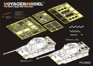 Voyager Model PE35892 WWII German King Tiger Final version for MENG 1/35