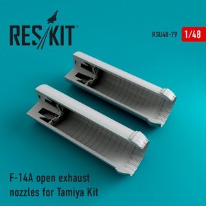 RESKIT RSU48-0079 F-14 A Tomcat open exhaust nozzles for Tamiya kit 1/48