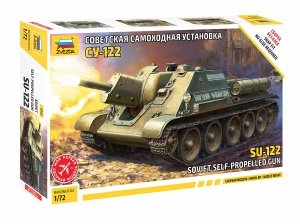 Zvezda 5043 SU-122 SOVIET TANK DESTROYER 1/72