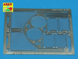 Aber 35G13 Grilles for german tank Sd.Kfz.182 King Tiger (Henshel Turret) (1:35)