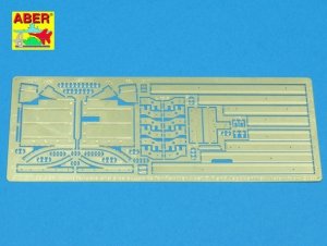 Aber 35A024 Przednie błotniki oraz boczne listwy do Panther, Ausf.G i Jagdpanther (1:35)