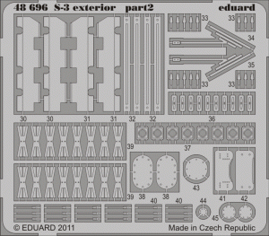 Eduard 48696 S-3 exterior 1/48 Italeri