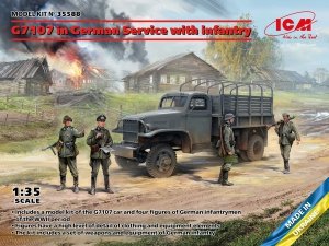 ICM 35588 G7107 in German Service with infantry 1/35