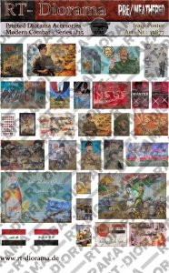 RT-Diorama 35877 Printed Accessories: Iraqi Posters 1/35