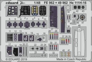 Eduard 49962 He 111H-16 nose interior 1/48 ICM