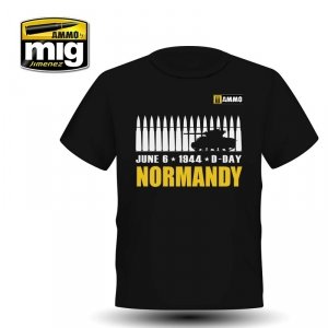 AMMO of Mig Jimenez 8030L NORMANDY T-SHIRT ( rozmiar , size L)