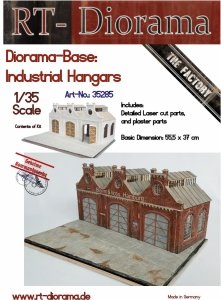 RT-Diorama 35285 Diorama-Base: Industrial Hangars 1/35