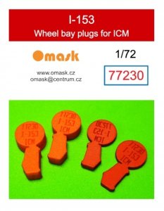 Omask 77230 I-153 wheel bay plugs (for ICM) 1/72