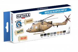 Hataka HTK-BS87 British AAC Helicopters paint set (8x17ml)