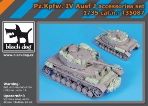 Black Dog T35087 Pz Kpfw IV Ausf J accessories set 1/35