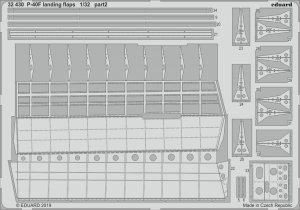 Eduard 32430 P-40F landing flaps 1/32 TRUMPETER