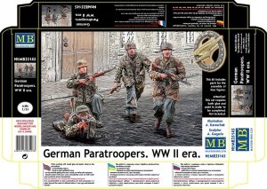 Master Box 35145 German Paratroopers. WW II era