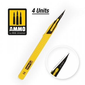 Ammo of Mig 8688 Mini Blade Straight - 4 pcs