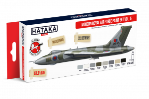 Hataka HTK-AS97 Modern Royal Air Force paint set vol. 5 (8x17ml)