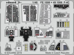 Eduard 491006 F-4C interior ACADEMY 1/48 