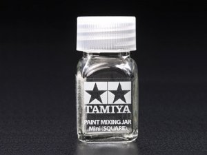 Tamiya 81043 Tamiya Paint Mixing Jar Mini 10 ml (Square)