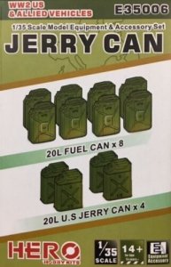Hero Hobby E35006 Jerry Can Blitz Can (12 pcs) 1/35