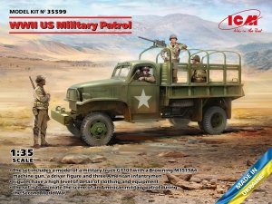 ICM 35599 WWII US Military Patrol (G7107 with MG M1919A4) 1/35