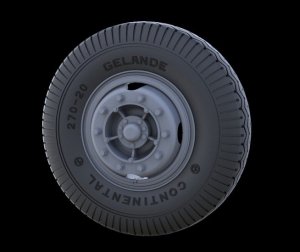 Panzer Art RE35-247 Road wheels for Bussing-Nag 4500 (late pattern) 1/35