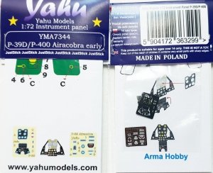 Yahu YMA7344 P-39D/P-400 Airacobra Arma Hobby 1/72