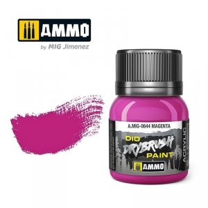 Ammo of Mig 0644 DRYBRUSH Magenta 40ml