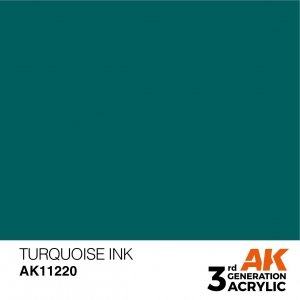 AK Interactive AK11220 TURQUOISE – INK 17ml