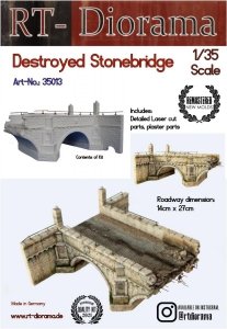 RT-Diorama 35013 Destroyed Stonebridge 1/35