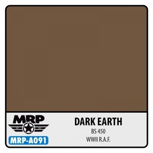 Mr. Paint MRP-A091 WWII RAF - Dark Earth (BS 450) - aqua colors - 17ml