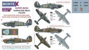 Montex K48319 HURRICANE IIC 1/48