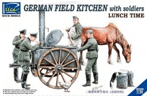 Riich RV35045 WWII Greman Field Kitchen with Soldiers lunch Time (1:35)