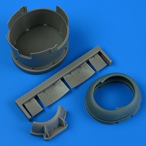 Quickboost QB49194 F6F-3 Hellcat early cowling and cooling flaps (closed) (for EDUARD) 1/48