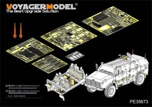 Voyager Model PE35673 Morden German ATF Dingo 2 GE A2 PatSi (For REVEL 03233) 1/35