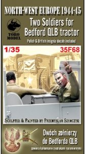 Toro 35F68 NWE 1944-45 - Dwóch żołnierzy do Bedforda QLB Do modelu firmy IBG 1/35