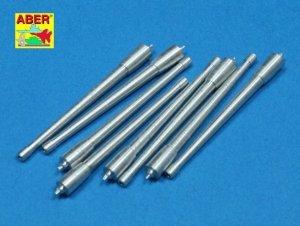 Aber 350L-38 Set of 8 pcs 380 mm long barrels for ships Richeulieu, Jean Bart (1:350)