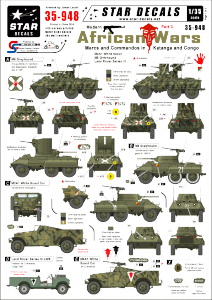 Star Decals 35-948 Modern African Wars 3 1/35