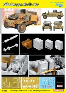 Dragon 6886 Kubelwagen Radio Car (1:35)