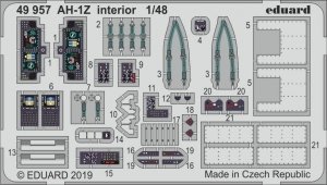 Eduard 49957 AH-1Z interior 1/48 KITTY HAWK