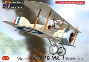 Kovozavody Prostejov KPM0249 Vickers FB-19 Mk.I „Bullet“ RFC 1/72