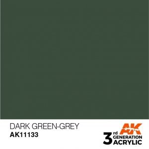 AK Interactive AK11133 DARK GREEN-GREY – STANDARD 17ml
