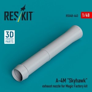 RESKIT RSU48-0443 ​A-4M Skyhawk exhaust nozzle for Magic Factory kit (3D Printed) 1/48