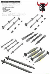 Eduard SIN648137 F-35C armament Tamiya 1/48