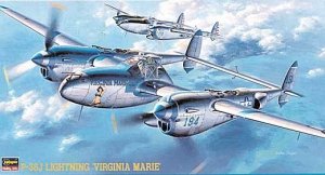Hasegawa JT1 P-38J Lightning Virginia Marie (1:48)