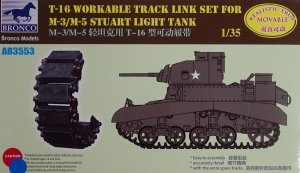 Bronco AB3553 T16 Workable Track Link Set for M3/M5 Staurt Light Tank 1/35