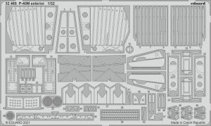 Eduard 32465 P-40M exterior TRUMPETER 1/32 