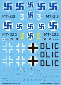 Techmod 32024 - Messerschmitt Bf 109G-2 (1:32)