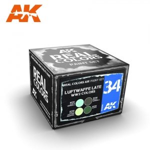 AK Interactive RCS034 LUFTWAFFE LATE WW2 COLORS 4x10ml