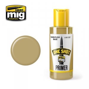 AMMO of Mig Jimenez 2027 ONE SHOT PRIMER - SAND FLESH 60ml