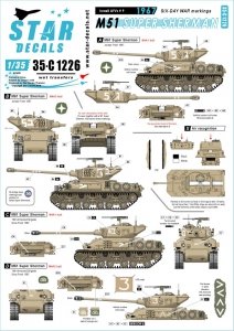 Star Decals 35-C1226 Israeli AFVs 9 1/35